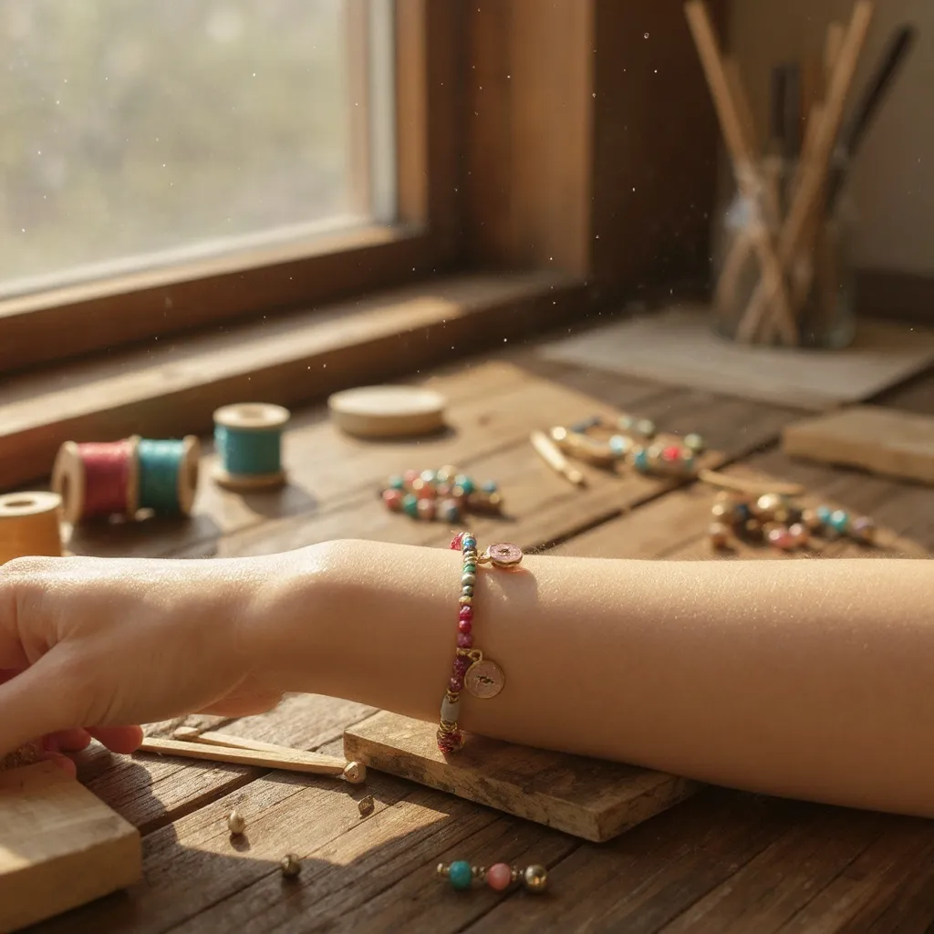 Pulsera 7 Arcángeles Cristal Espiritual