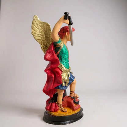 Arcangeles De 30 CM En Resina Pintados A Mano