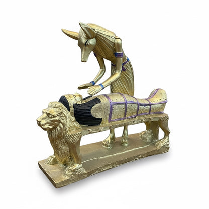 Estatua Anubis Resina 10076 Lety Original.