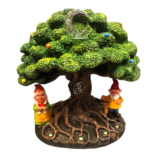 Cascada De Humo Arbol Decorativo 18 CM De Altura