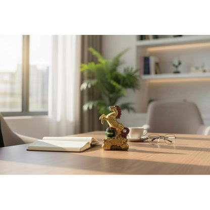 Caballo Figura De Resina Año Chino 8x5cm