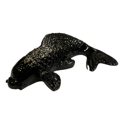 Carpa, Ajowana, Pez De Abundancia Escultura Resina Cristal