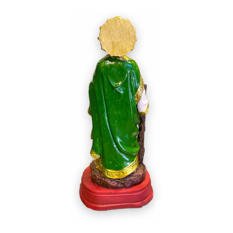 San Judas Tadeo Escultura D Resina Hecho A Mano 14.4x5x6.4cm