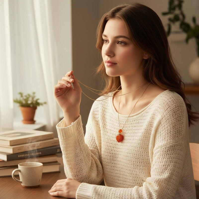 Cuarzo Amatista Rosa Blanco Varios Modelos Perfumero 4 Cm