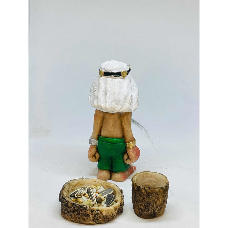 Troll Dinero (jalil) + Comedero 11 Cm Figura En Resina.