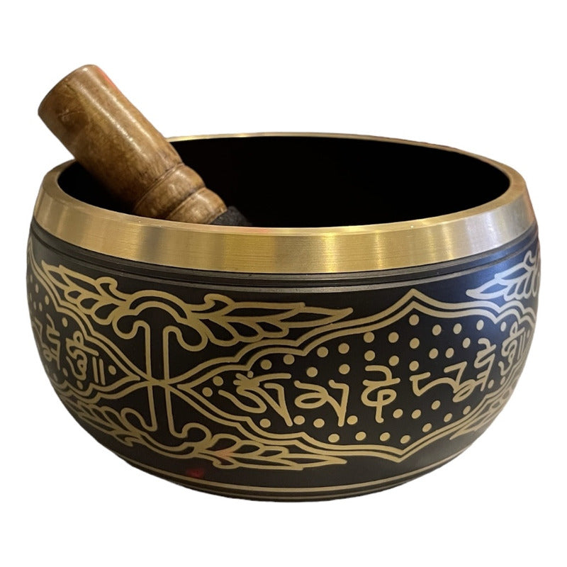 Cuenco Tibetano 15cm 7 Metales Obscuro