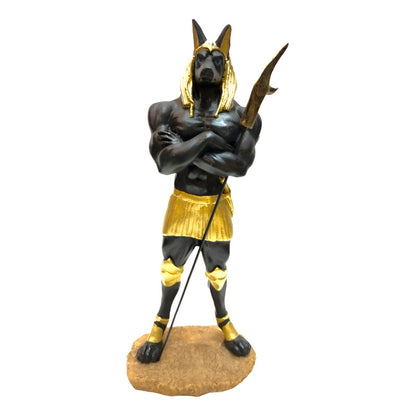 Anubis Figura Resina Naciona 25 Cm (fornido)