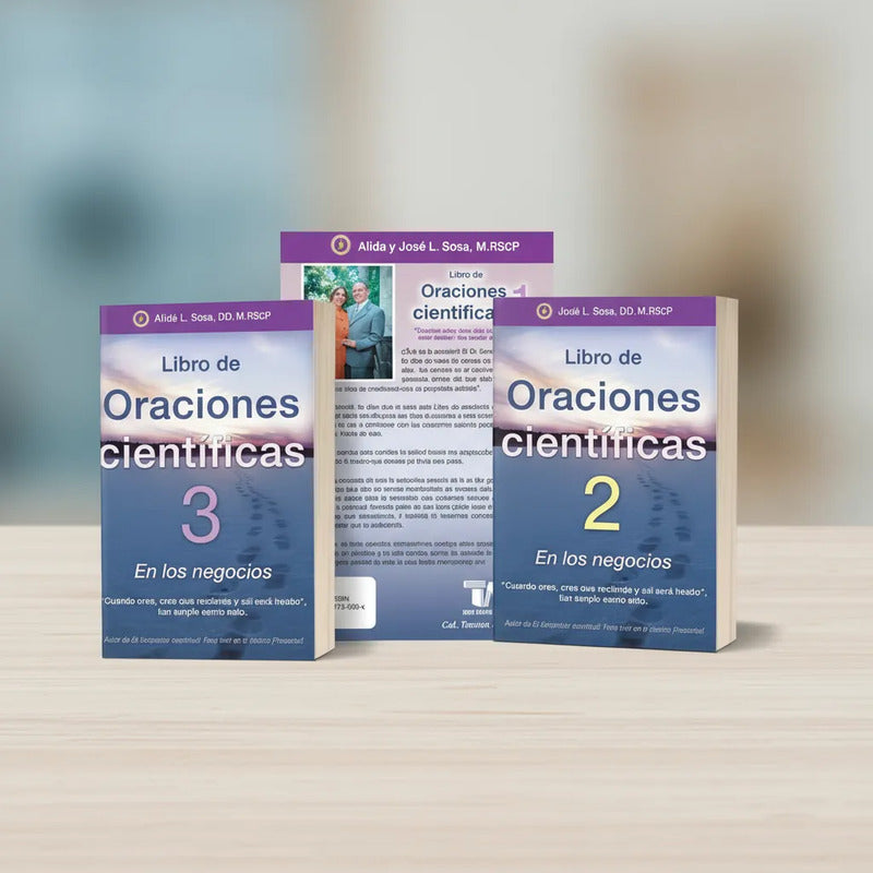 Kit Oraciones Científicas: Libro Oraciones Científicas 1 + Libro Oraciones Científicas 2 + Libro Oraciones Científicas 3 by HEREJE