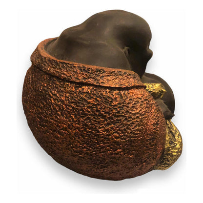 Buda Bola Figura De Resina
