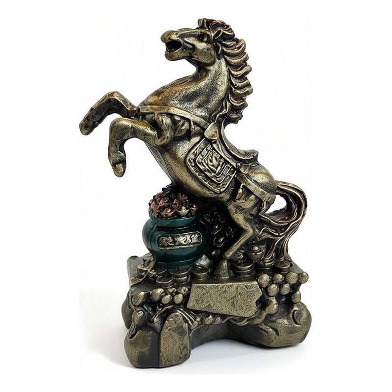 Caballo Figura De Resina Año Chino 8x5cm