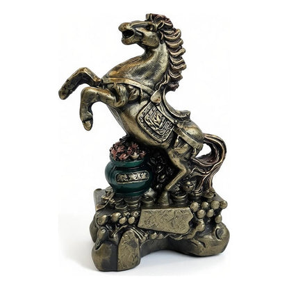 Caballo Figura De Resina Año Chino 8x5cm
