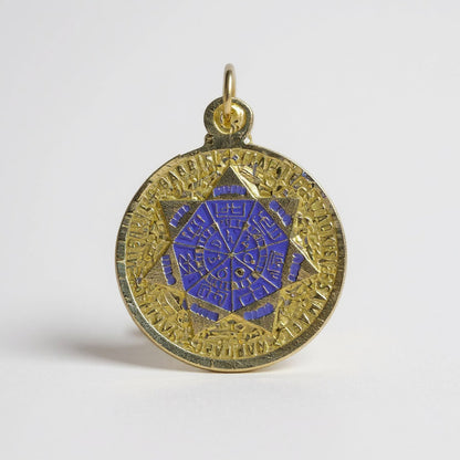 Sello Seite Arcangeles Metatron Dije Metal Encapsulado 25mm by HEREJE