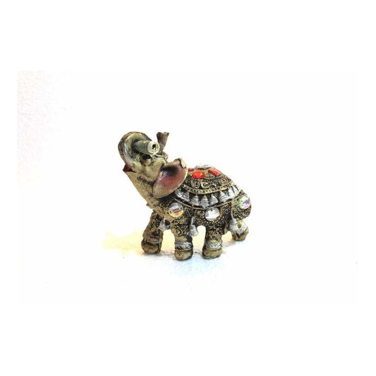 Elefante Abundancia Con Billete Y Pedrería 7.5 Cm