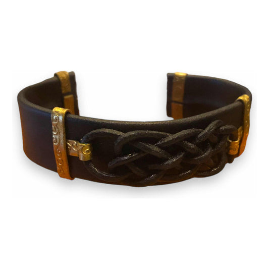 Brazalete Nudo Sintin Tipo Piel