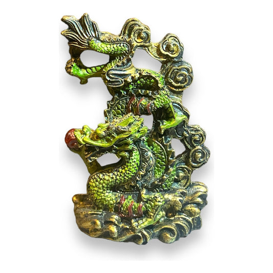 Dragón Año Chino Figura De Resina 11cm Feng Shui