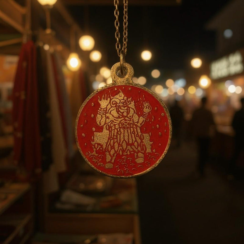 Mammon 30mm Troquelado Dije Encapsulado.