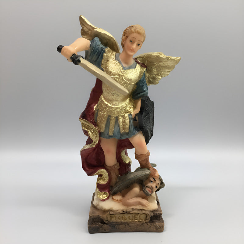 7 Arcangeles Figura Resina Miguel Gabriel Rafael A Elegir