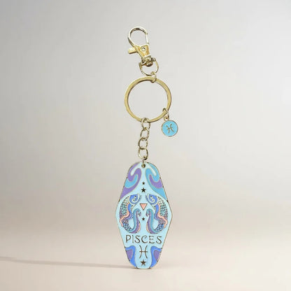 Llavero Zodiacal Hereje Diseño Astrológico Original Pisis
