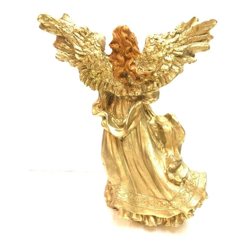 Angel De La Abundancia En Resina Nacional 27 Cm.