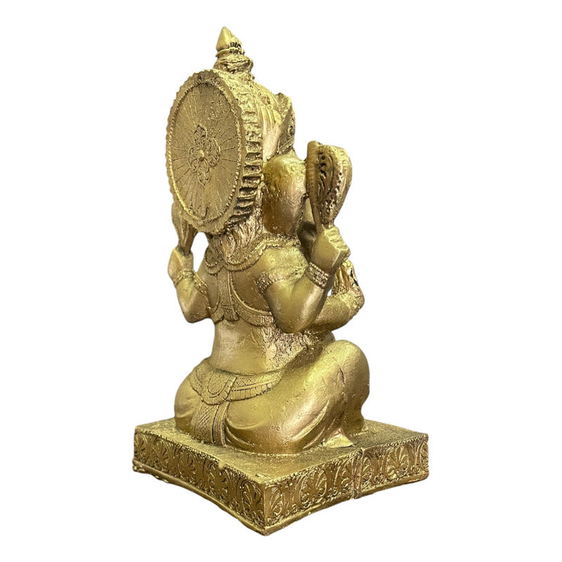 Ganesh Figura De Resina 24cm De Alto.