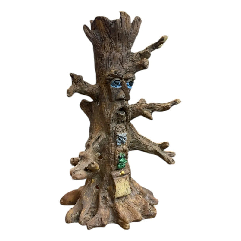 Porta Inciensos En Forma De Arbol Artesanales Arbol De La Suerte 14 Cm Artesanal by HEREJE