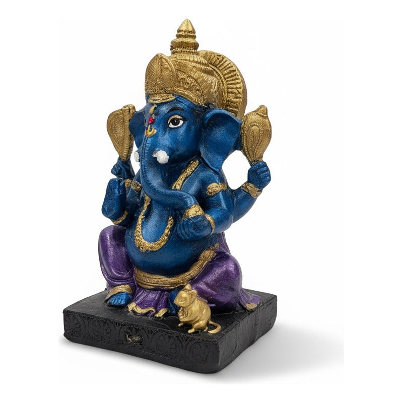 Ganesh Figura De Resina 24cm De Alto.