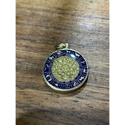 Dije Charm Hereje Estrella Zodiacal Brillante 25mm