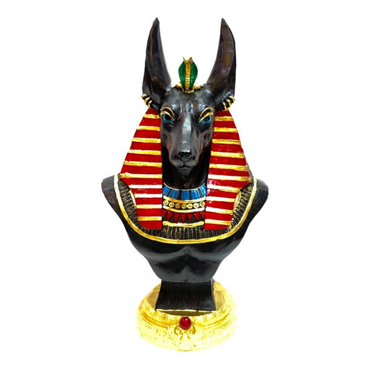 Anubis Busto Figura Resina Naciona 22 Cm