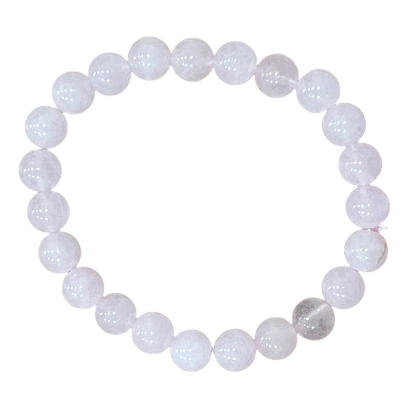 Pulsera Quartz Mediana De Cuarzo Pulido 8mm