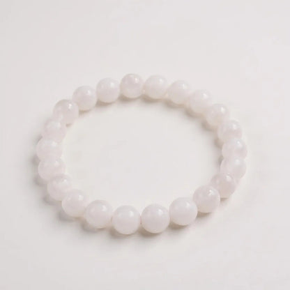 Pulsera Quartz Mediana De Cuarzo Pulido 8mm