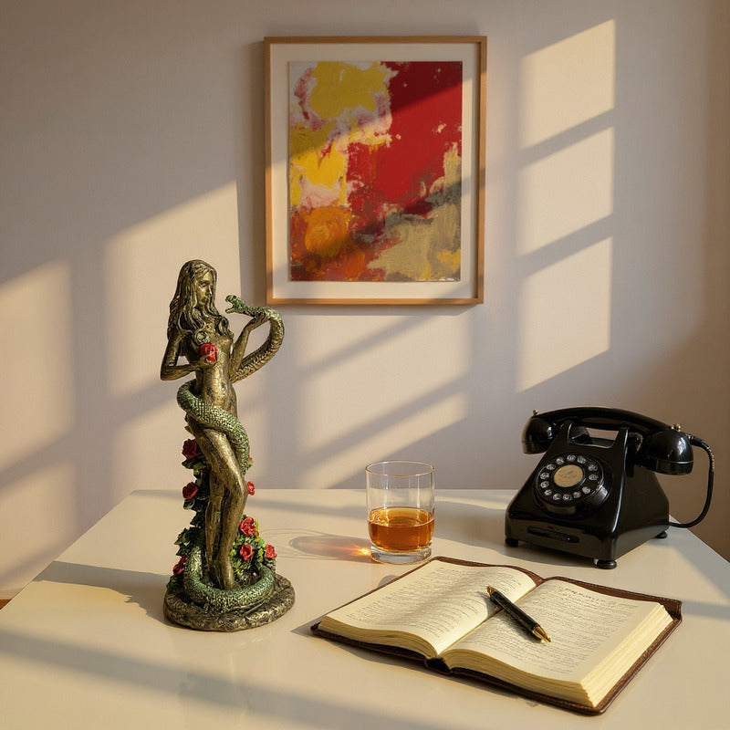 Eva Estatua De Resina 19x7x8cm