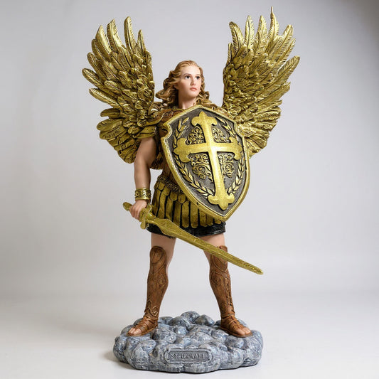 Arcangeles De 35cm Altura Figura De Resina Modelo A Elegir