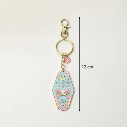 Llavero Zodiacal Hereje Diseño Astrológico Original Cancer