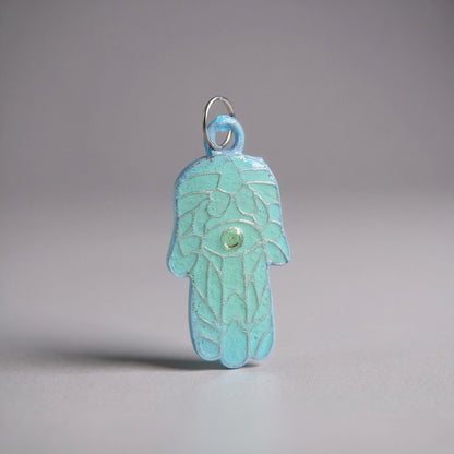 Dije Mano De Fatima Encapsulado 3 Cm De Altura