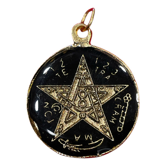 Pentagrama Ritualizado Mediano 7 Metales Tetragramaton