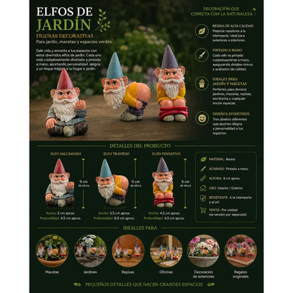 Gnomo Figura Divertida De 9 Cm De Altura Puño by HEREJE