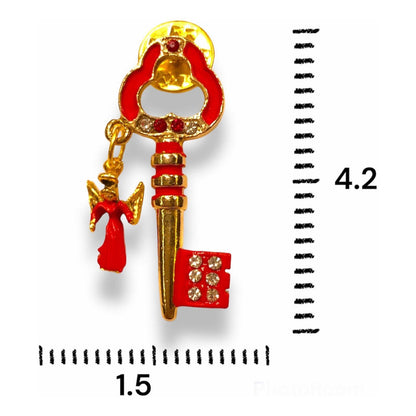 Arcangel uriel Prendedor llave 1.5x1.5x4.2