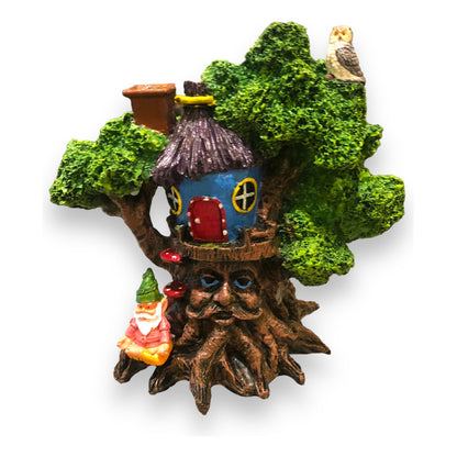 Cascada De Humo Árbol De Resina Chico 16cm