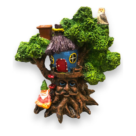 Cascada De Humo Árbol De Resina Chico 16cm