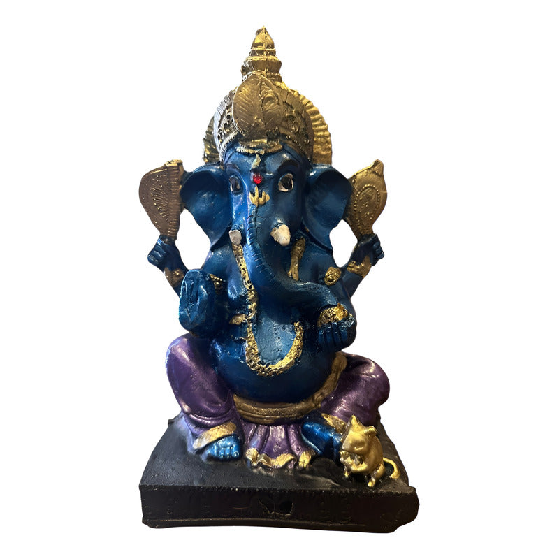 Ganesh Figura De Resina 24cm De Alto.
