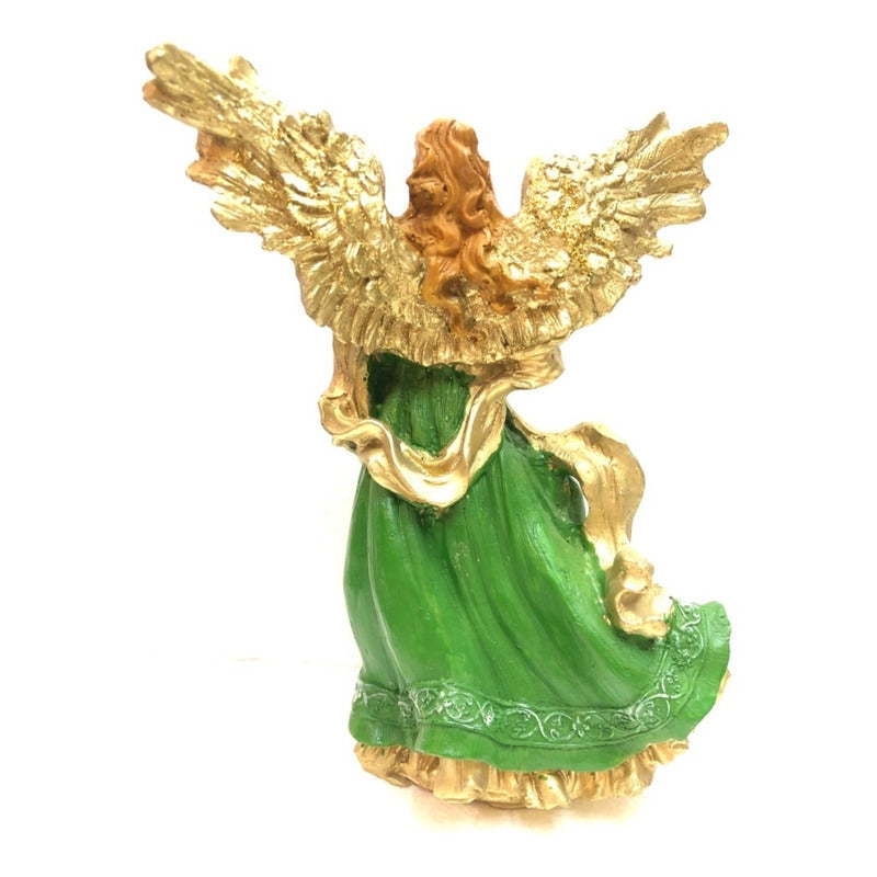 Angel De La Abundancia En Resina Nacional 27 Cm.