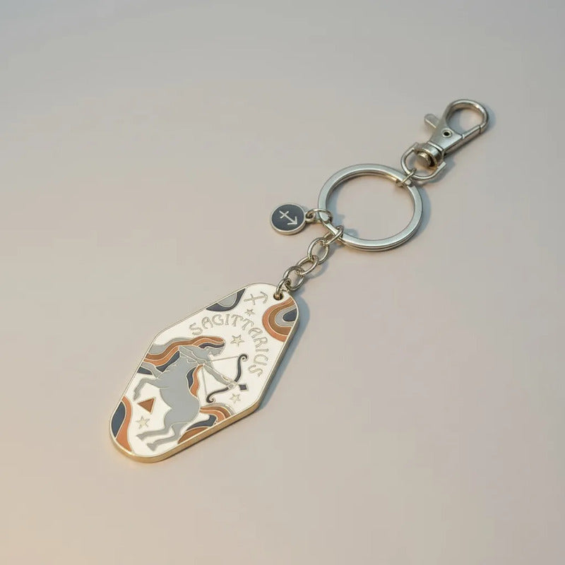 Llavero Zodiacal Hereje Diseño Astrológico Original Sagitario