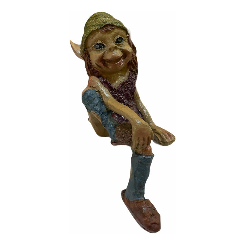 Elfos De La Abundancia Figura De Resina 10.5 Cm