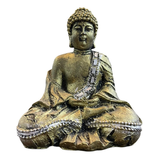 Buda Tapete Negro 13x9x6 Dorado by HEREJE