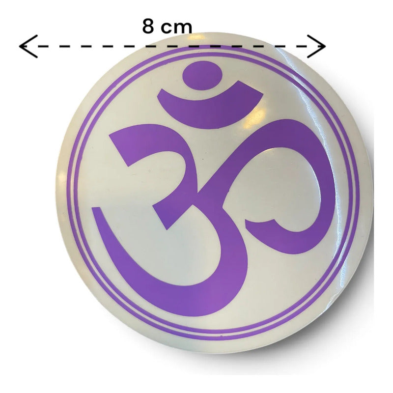 Estampa Om Morado Circulo Serigrafía by HEREJE
