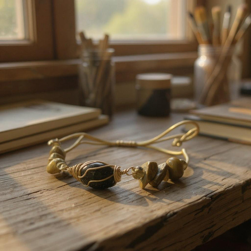 Pulsera Hereje Ajustable De Cuarzo