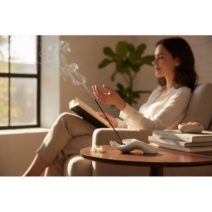 Porta Incienso Ceramico 18x13cm