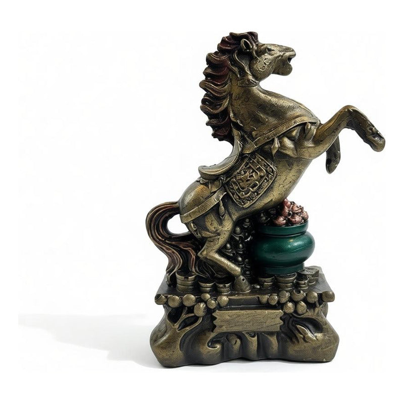 Caballo Figura De Resina Año Chino 8x5cm