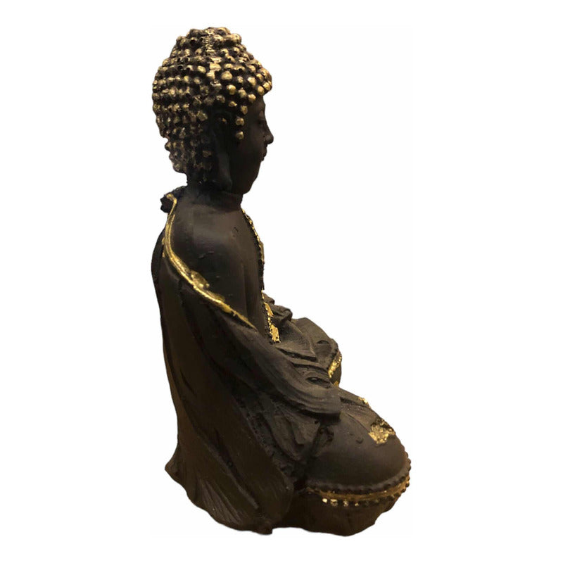 Buda Tapete Negro 13x9x6