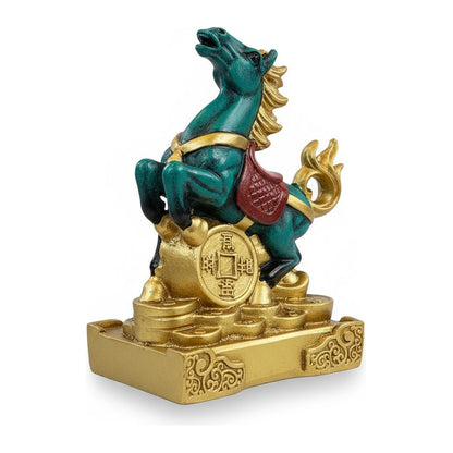 Caballo Año Chino Escultura De Resina 9x6x5cm